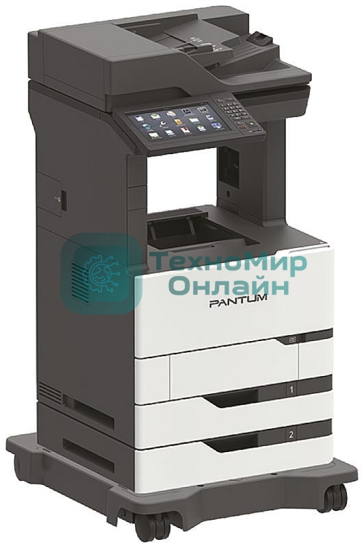 МФУ лазерное Pantum BM7800FDN, Mono laser, A4, 52 ppm (max 300000 p/mon), 1.2 GHz, 1200x1200 dpi, 2048 MB RAM, Duplex, paper tray 2*550 pages, USB, LAN, start. cartridge 11000 pages, проектная модель