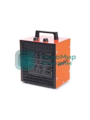 Тепловентилятор электрический Patriot PT Q 5S, оранжевый/черный, 3000 Вт, 25 м2, термостат