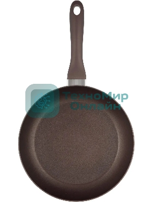Сковорода Rondell Grillage RDA-1431, 28см, без крышки, коричневый