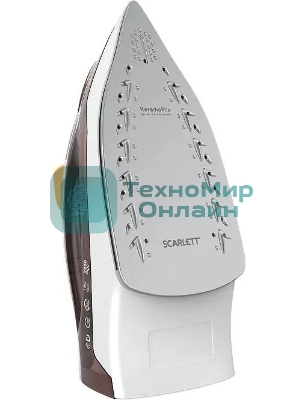 Утюг Scarlett SC-SI30K47, 2200 Вт, коричневый/белый