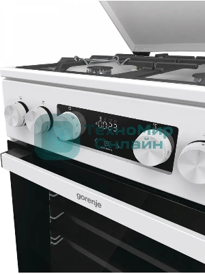 Плита комбинированная Gorenje GK5C42WF-B белый, конфорок 4 газовых, духовка 70 л, 50 см x 85 см x 59.4 см