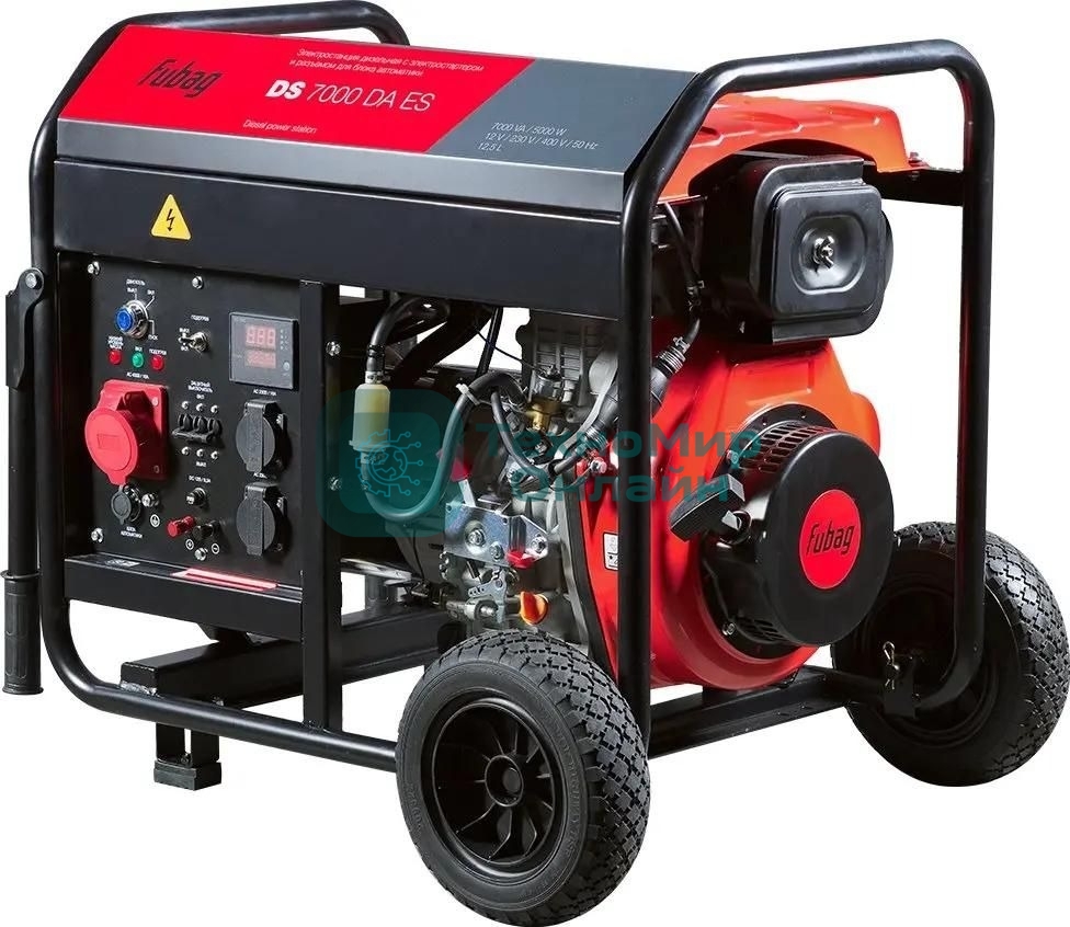 Электростанция дизельная FUBAG DS 7000 DA ES с электростартером и коннектором автоматики 641695