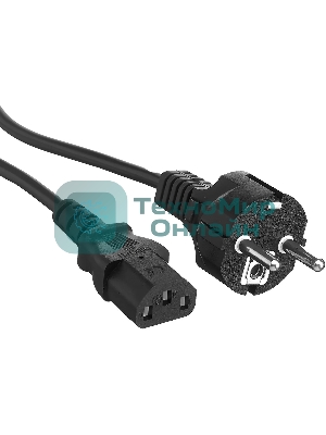 Шнур сетевой Rexant СЕЕ 7/7 (Schuko) – IEC 320 C13 3x0,75мм², длина 3м