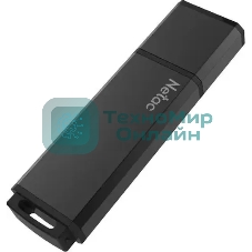 Флешка USB Netac U351 (NT03U351N-032G-32BK), 32Gb, USB 3.0, R/W 110/45, черный