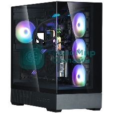 Компьютерный корпус ZALMAN P40 Prism, ATX, черный, WINDOW, 2x3.5