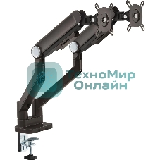 Кронштейн для мониторов Ultramounts UM733BR черный/коричневый 17