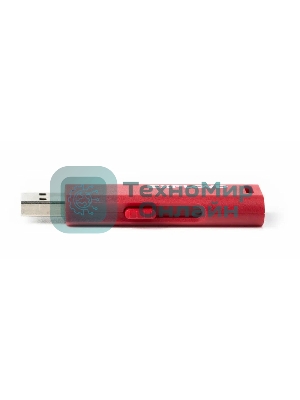 Флешка USB Exployd 580 Red (EX-32Gb-580-Red), 32Gb, USB 2.0, R/W 15/8, красный