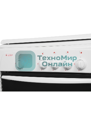 Плита газовая Gefest ПГ 1200-С7 К38 белый, конфорок 4 шт, духовка 63 л, 60 см x 85 см x 60 см