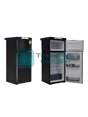 Холодильник Саратов 264 (КШД-150/30) черный муар двухкамерный 122/30л морозилка сверху