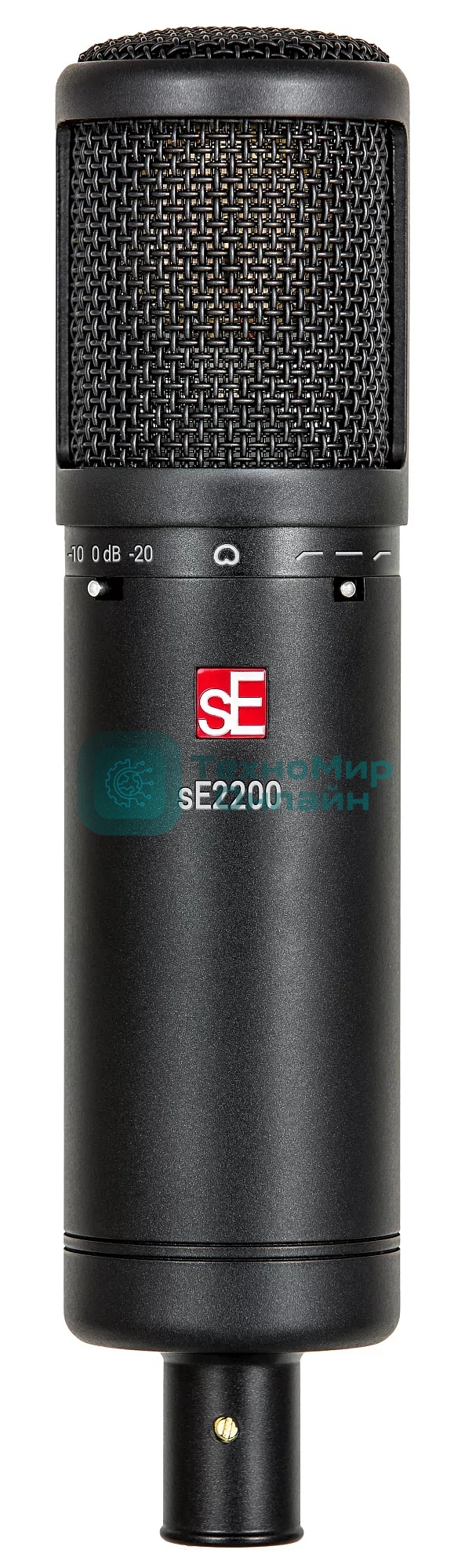 Микрофон конденсаторный sE Electronics [SE 2200] 20 Гц - 20 кГц, кардиоида, комплектация: металлический поп-фильтр, держатель типа паук, резьбовой переходник на микрофонную стойку