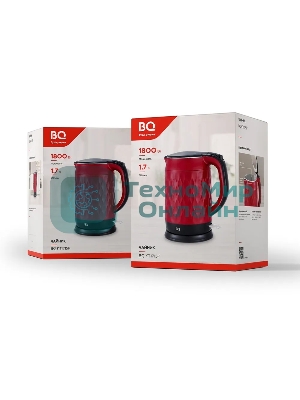 Чайник электрический BQ KT1715P White-Olive. Мощность:1800 Вт, Объем 1,7л