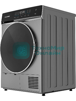 Сушильная машина Hyundai DFE8401 темно-серый, 8 кг, сушка - тепловой насос, программ - 15, 60 x 84.5 x 65 см