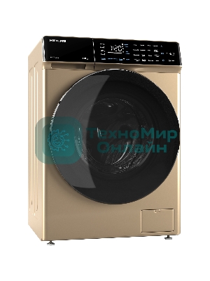 Стиральная машина HIBERG i-DDQ9 - 712 G золотистый, загр. фронтальная макс.: 7 кг 1200 об/мин класс: А+++