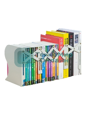 Подставка-ограничитель для книг Deli 78631GREY серый