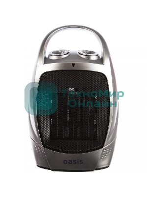 Тепловентилятор Oasis KS-15 серый, 1500 Вт, 20 м2