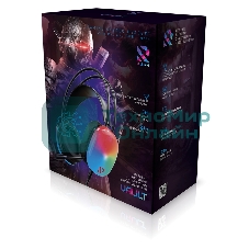 Гарнитура SmartBuy VAULT RGB чёрный, проводная, USB, подсветка