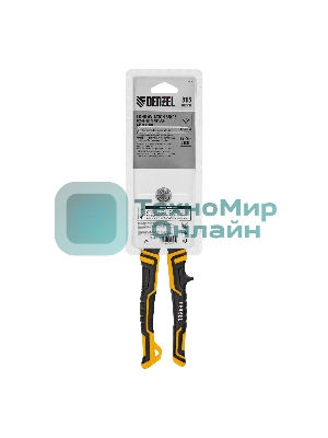 Ножницы по металлу Denzel, 315мм, прямой проходной рез,сталь-CrMo, трехкомп.рук-ки