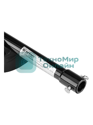 Шнек для грунта Denzel ER-150, диаметр 150 мм, длина 800 мм, соединение 20 мм, съемный нож