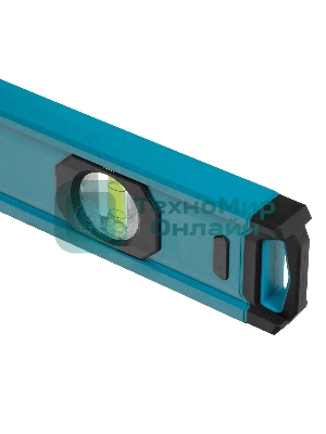 Уровень Gross 33652 алюминиевый, магнит., фрезерованный, 3 глазка, 0,5 мм/м, 800 мм