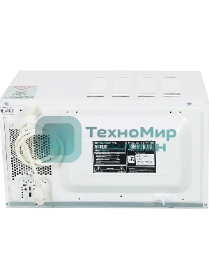 Микроволновая печь Mystery MMW-2009G белый, 20 л, 700 Вт, переключатели - поворотный механизм