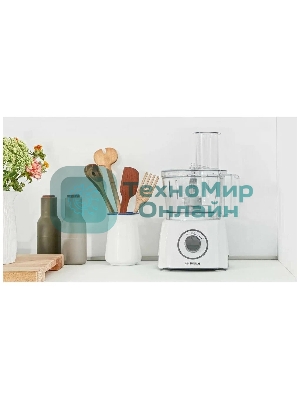 Кухонный комбайн Bosch MCM3200W, 800 Вт, 2 скорости, чаша 2300 мл.