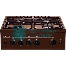 Плита газовая Лысьва ГП 400 М2С -2у коричневый, конфорок 4 шт, духовка 51 л, 50 см x 84 см x 60 см