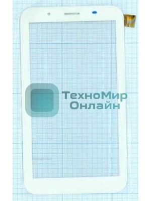 Сенсорное стекло (тачскрин) PG70086B1_FPC. белое
