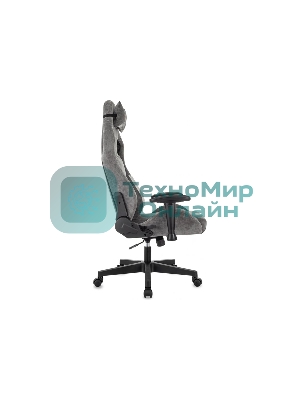 Кресло Zombie Ghost Fabric серый, ткань, 120 кг, механизм качания