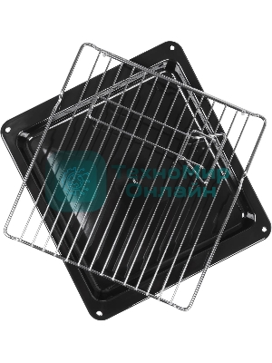 Шкаф духовой электрический Maunfeld EOEC516BG, встраиваемый, 51л, дверца с 2 стеклами, бежевый