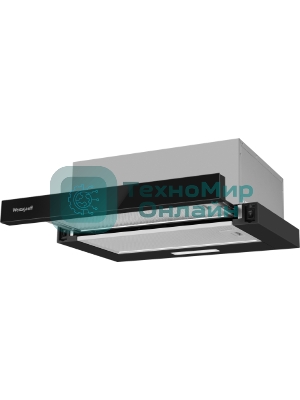 Вытяжка Weissgauff TEL 500 Black Glass