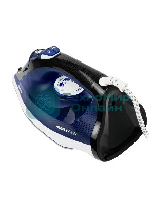 Утюг Centek CT-2308 синий, 2800 Вт, 60 г/мин, 190 г/мин, 300 мл