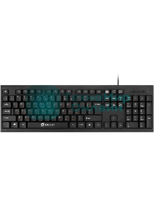 Комплект клавиатура+мышь Oklick 620M проводной, USB, 1200 DPI, чёрный