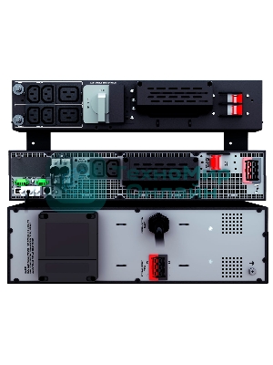 Источник бесперебойного питания Ippon Innova RT II 10000 10000Вт 10000ВА черный