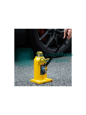 Домкрат бутылочный гидравлический Deli DQ71020 макс.грузоподъемность 20 т