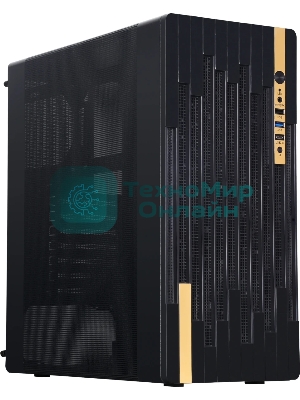 Компьютерный корпус Accord ACC-188R2 черный без БП ATX 4x120мм 1xUSB 2.0 1xUSB 3.0 1xUSB3.1 audio