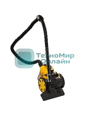 Пылесос Endever SkyClean VC-640 желтый/серый, 380/2200 Вт, уборка сухая, пылесборник контейнер 2.5 л