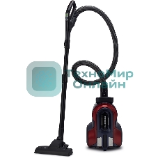 Пылесос Polaris PVC 2003RI серый/красный, 500/2000 Вт, уборка сухая, пылесборник контейнер 2.5 л