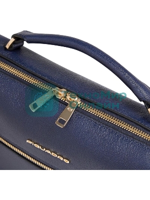 Сумка женская Piquadro Patricia BD6954W140/BLU темно-синяя натур.кожа