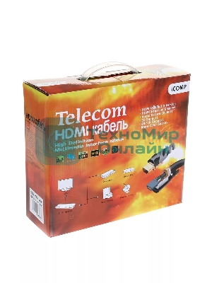 Кабель HDMI-HDMI 20M V2 TCG200F-20M TELECOM