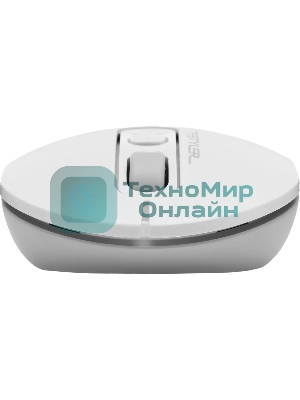 Мышь беспроводная A4Tech Fstyler FG20S белый/серый, 2000 dpi, радиоканал, USB, кнопки - 3