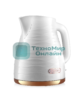 Чайник электрический BRAYER BR1057WH белый, 2200 Вт, 1.7 л