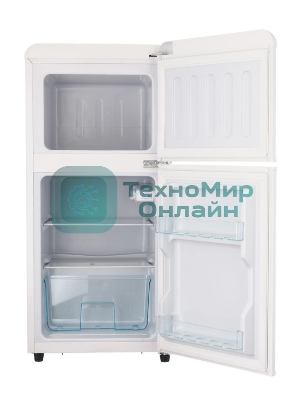 Холодильник Harper HRF-T120M белый двухкамерный 80/38л морозилка сверху