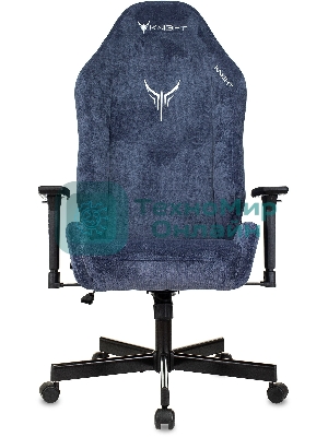 Кресло Knight N1 Fabric синий, ткань, 120 кг, механизм качания