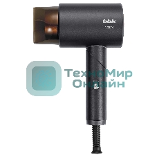 Фен BBK BHD1204 графит, 1200 Вт, компактный