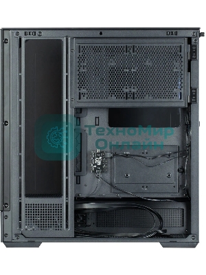 Компьютерный корпус ZALMAN P40 Prism, ATX, черный, WINDOW, 2x3.5