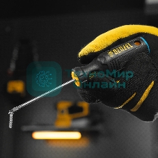 Отвертка Denzel SL3х75 мм, S2, 3к рукоятка