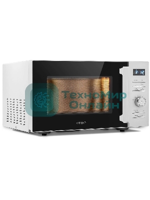 Микроволновая печь Vitek VT-MW1825 белый, 25 л, 900 Вт, переключатели - кнопки, поворотный механизм