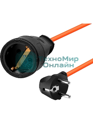 Силовой удлинитель Defender Ext2G-01-50 6А, 50 м, без заземления 1