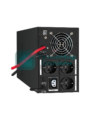 Комплект Источник бесперебойного питания EX295989RUS + батарея 120Aч EX282988RUS 2шт (инвертор, синус, для котла) ExeGate SineTower SZ-2000.LCD.AVR.3SH.1C13.USB <2000VA/1600W, чистый синусоида, LCD дисплей, AVR, 3хSchuko+1хC13, USB, линейно-интерактивный, черный> + батарея ExeGate DT 12120 (12В, 120Ач) 2шт