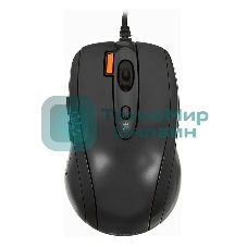 Мышь проводная A4Tech N-70FX черный, 1600 dpi, USB, кнопки - 7